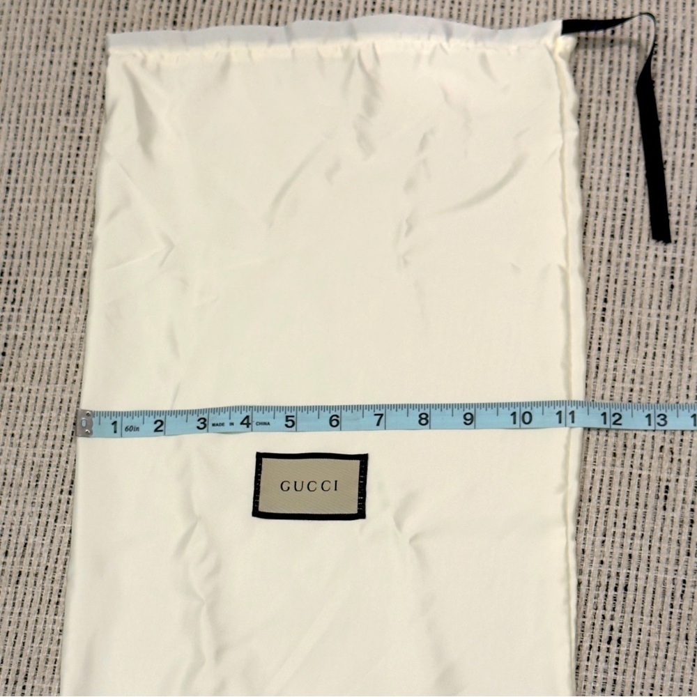 New Gucci Satin Dust Shoes Bag - Picture 5 of 6